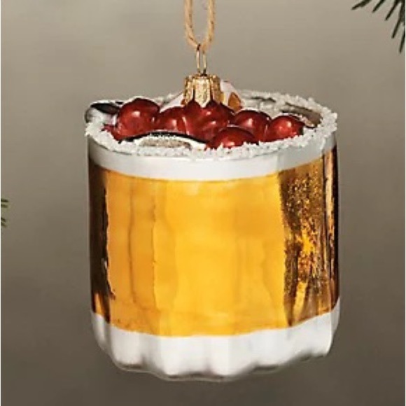 Anthropologie Terrain Old Fashioned Glass Christmas Tree Ornament - Picture 2 of 2